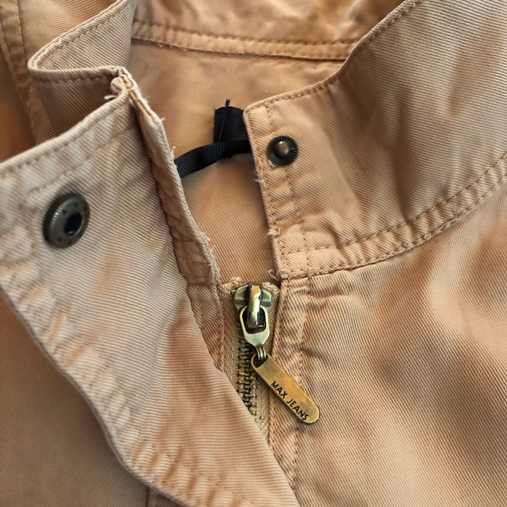 NWT Max Jeans Khaki Sleeveless Utility Jacket/Vest (D) - Picture 5 of 8
